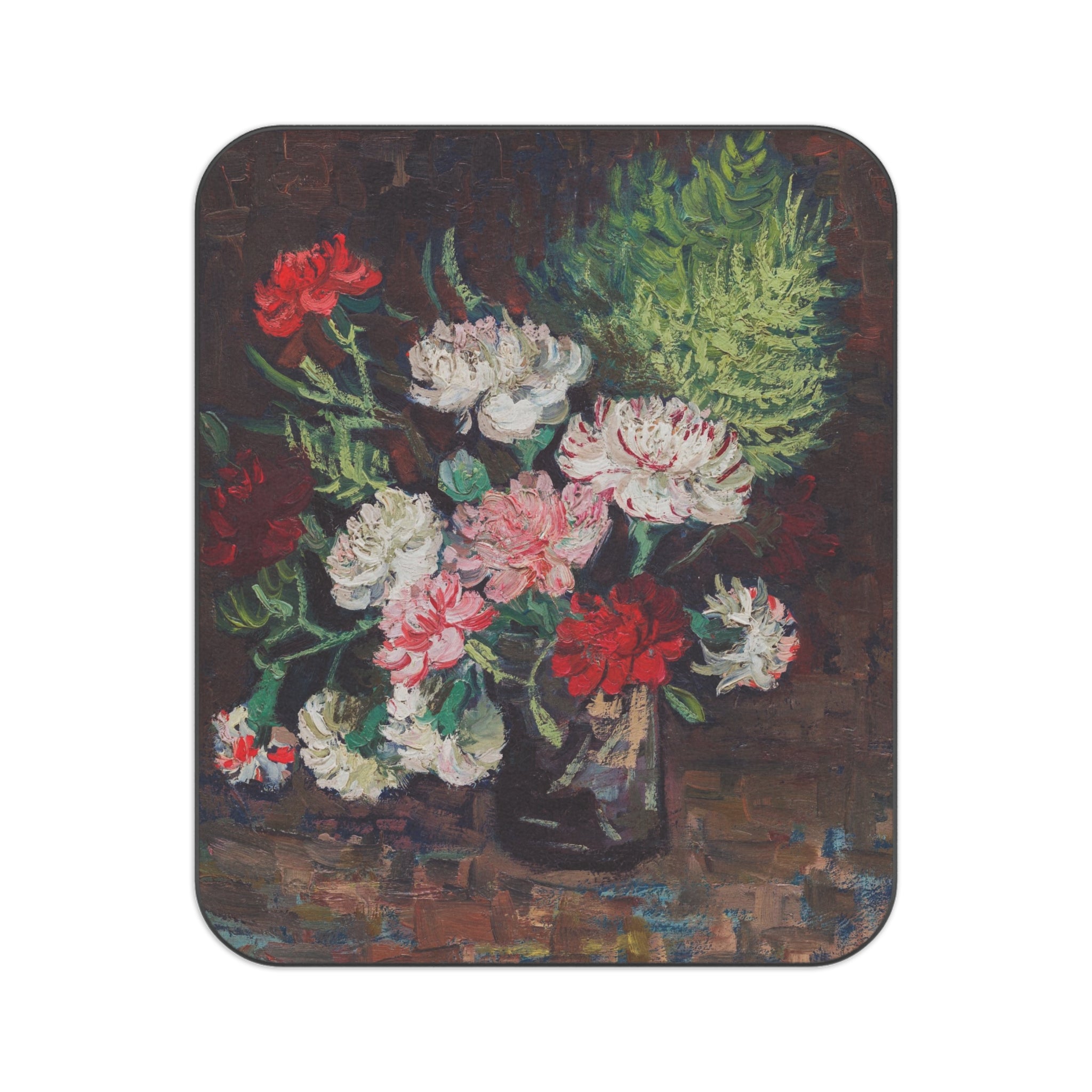  Premium fine art picnic blanket inspired by 'Vase with Carnations' painting