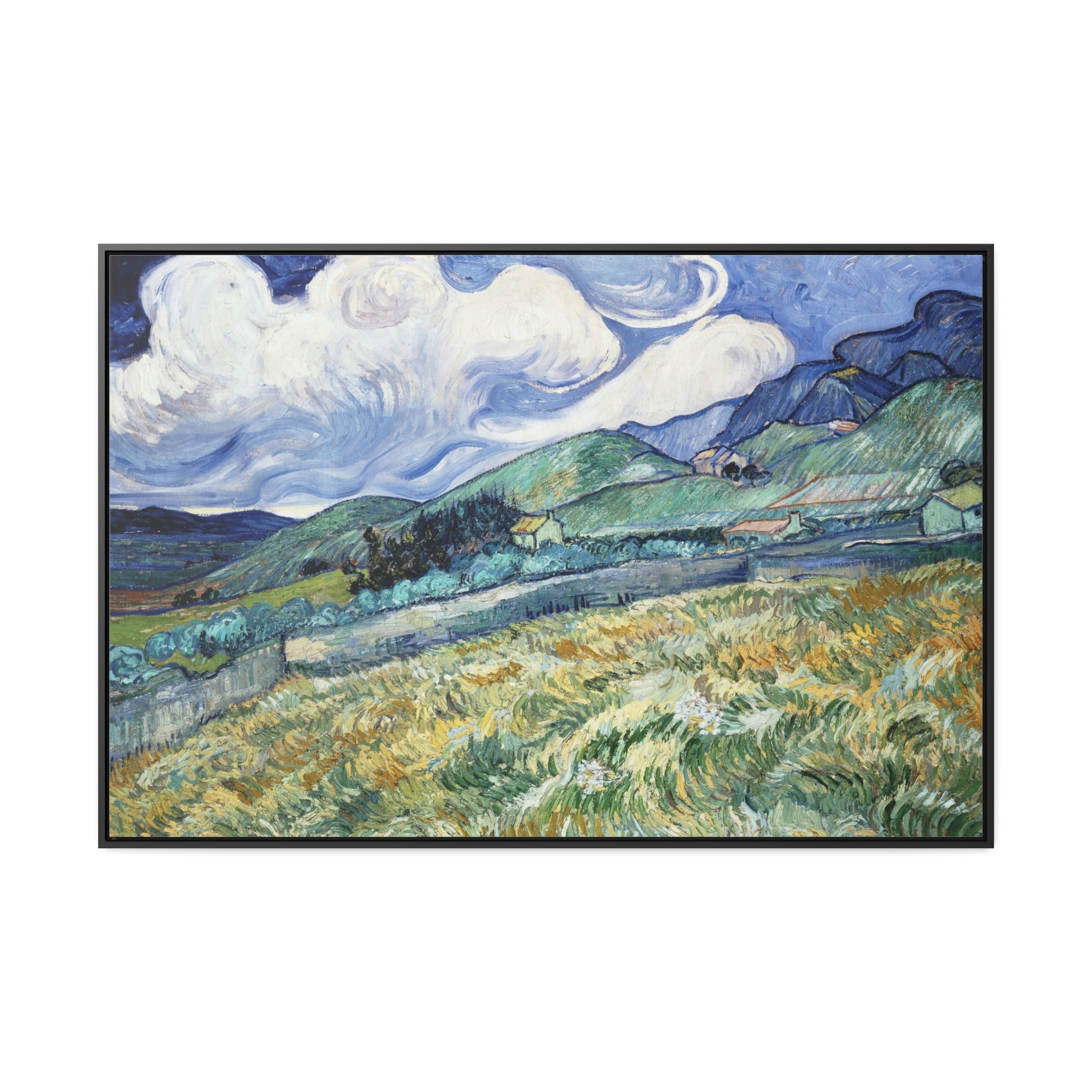 Van Gogh's iconic Landscape Saint Remy XL Wall Art for home decor