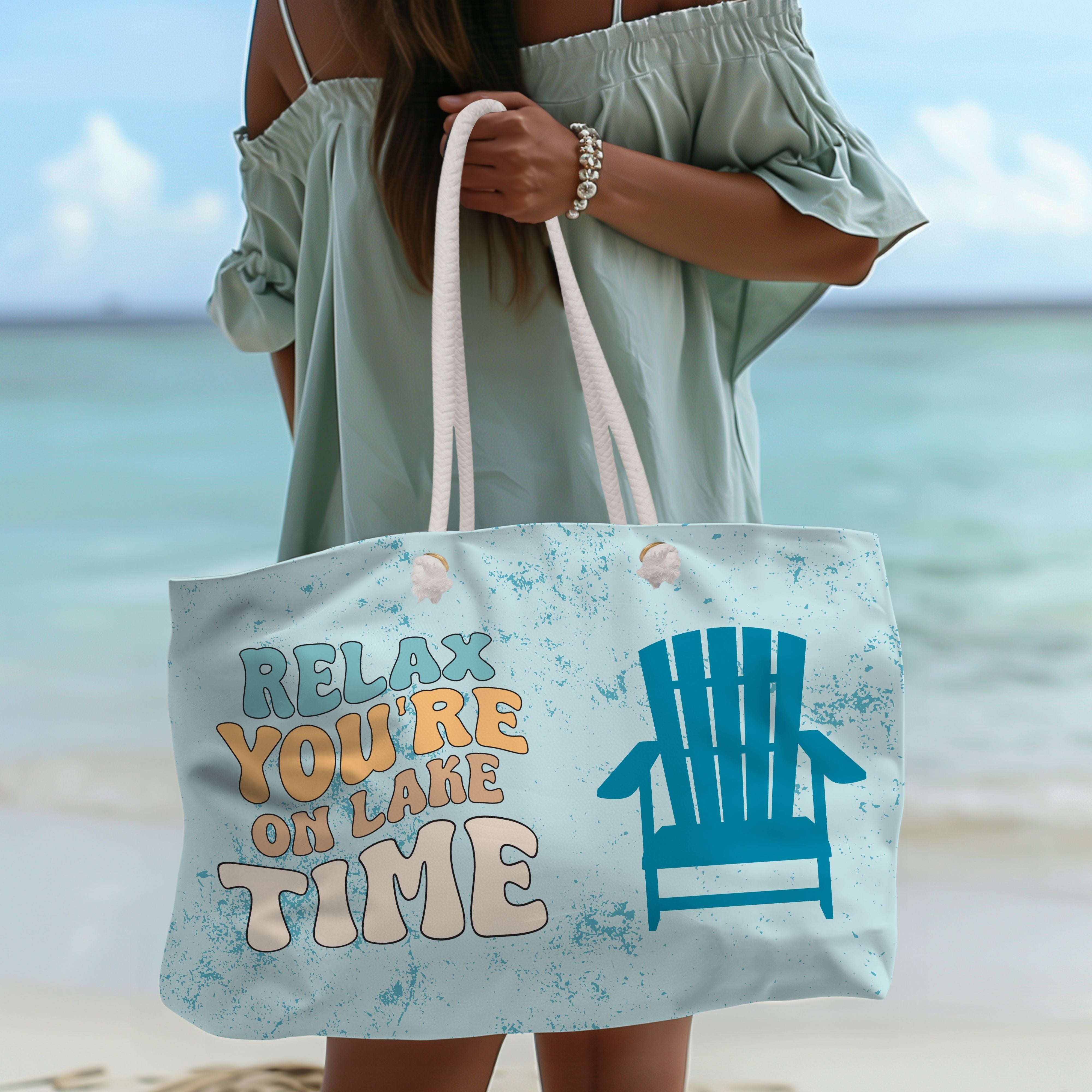 Large tote bag, weekender bag, weekender bag woman, summer bag, canvas bag, weekend bag, beach bag, travel bag, canvas tote bag, oversized tote bag, cute tote bag, beach tote, girlfriend gift, lake, shoulder bag, book bag