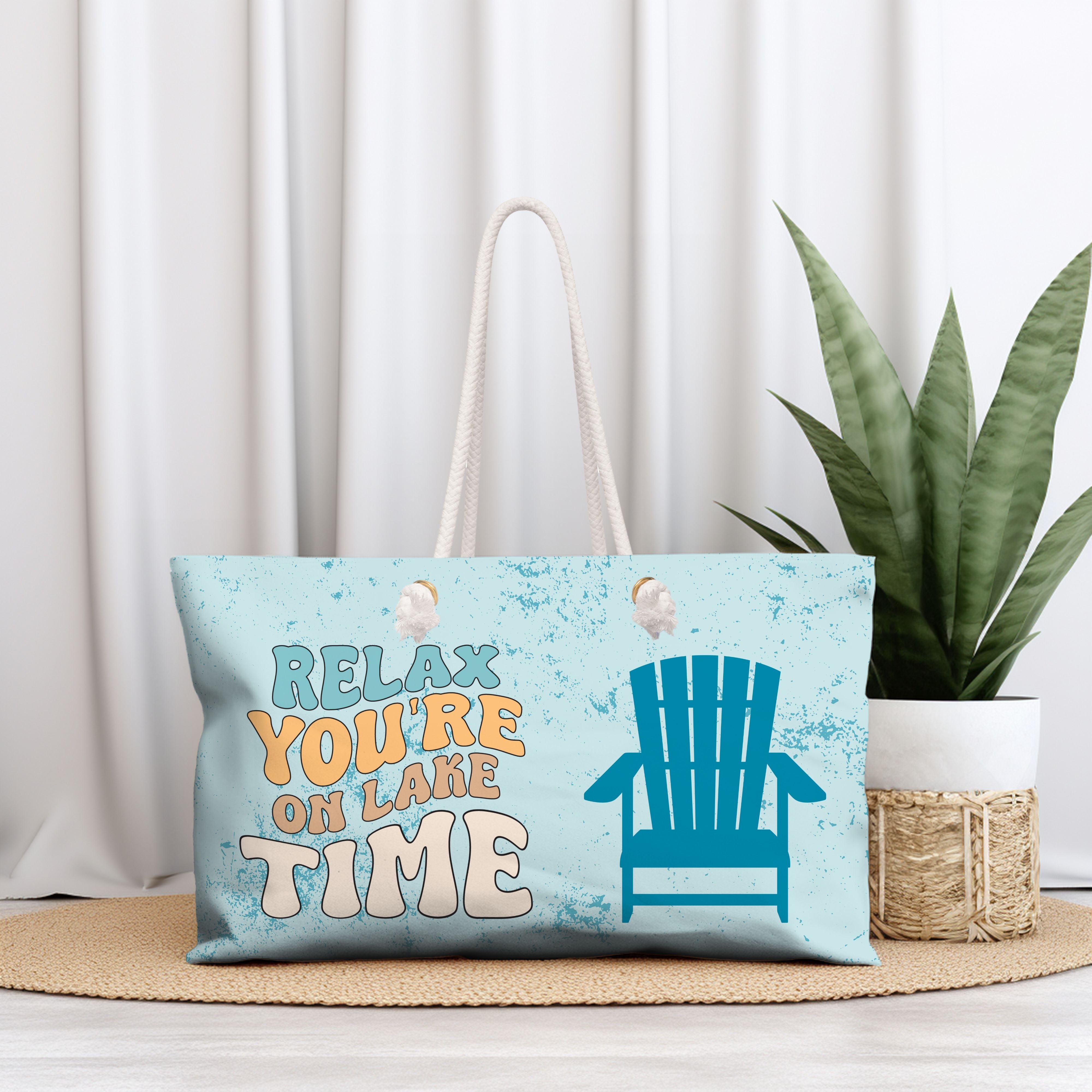 Large tote bag, weekender bag, weekender bag woman, summer bag, canvas bag, weekend bag, beach bag, travel bag, canvas tote bag, oversized tote bag, cute tote bag, beach tote, girlfriend gift, lake, shoulder bag, book bag