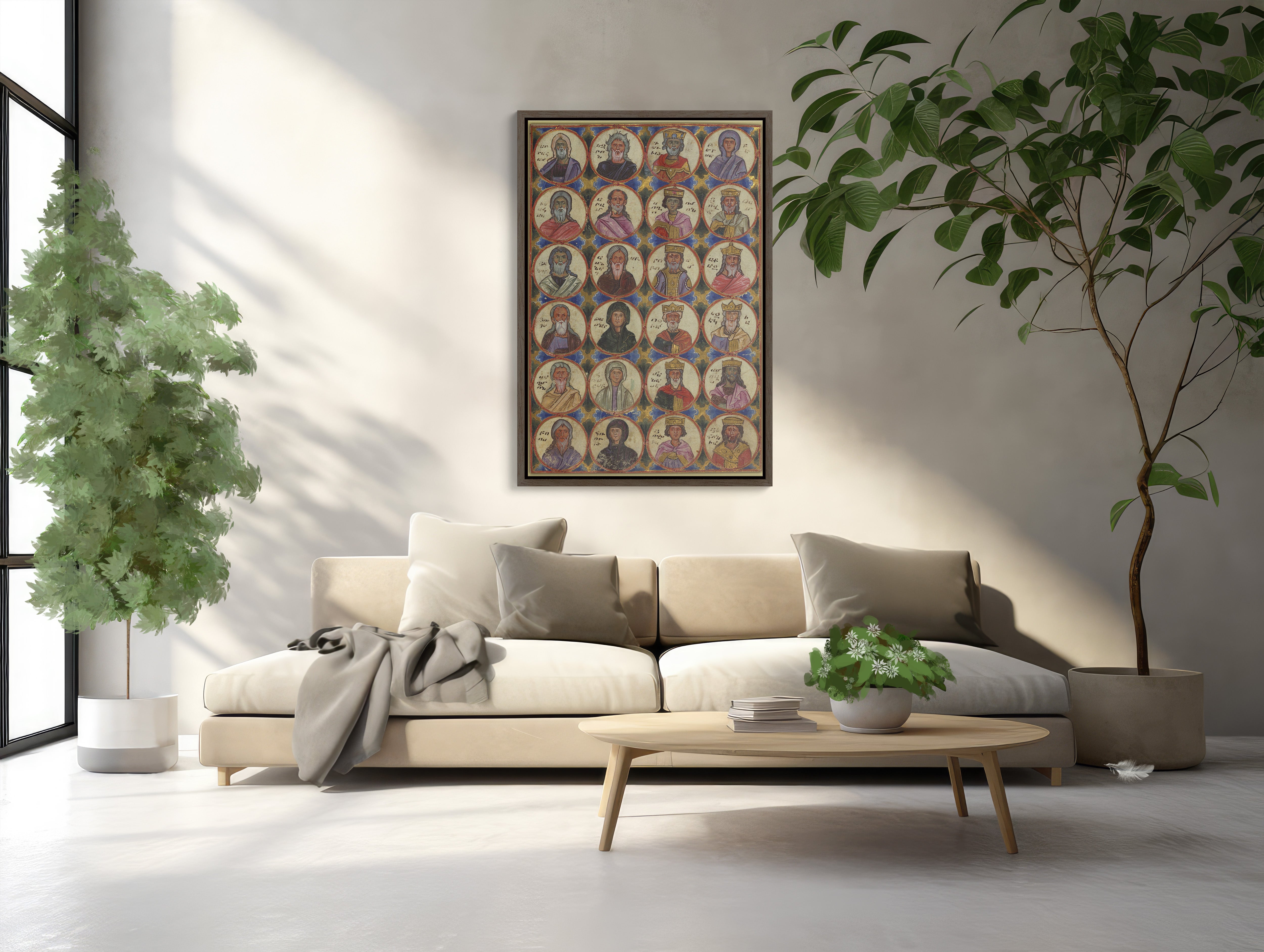 XL-sized Toros Roslin artwork featuring the ancestors of Christ