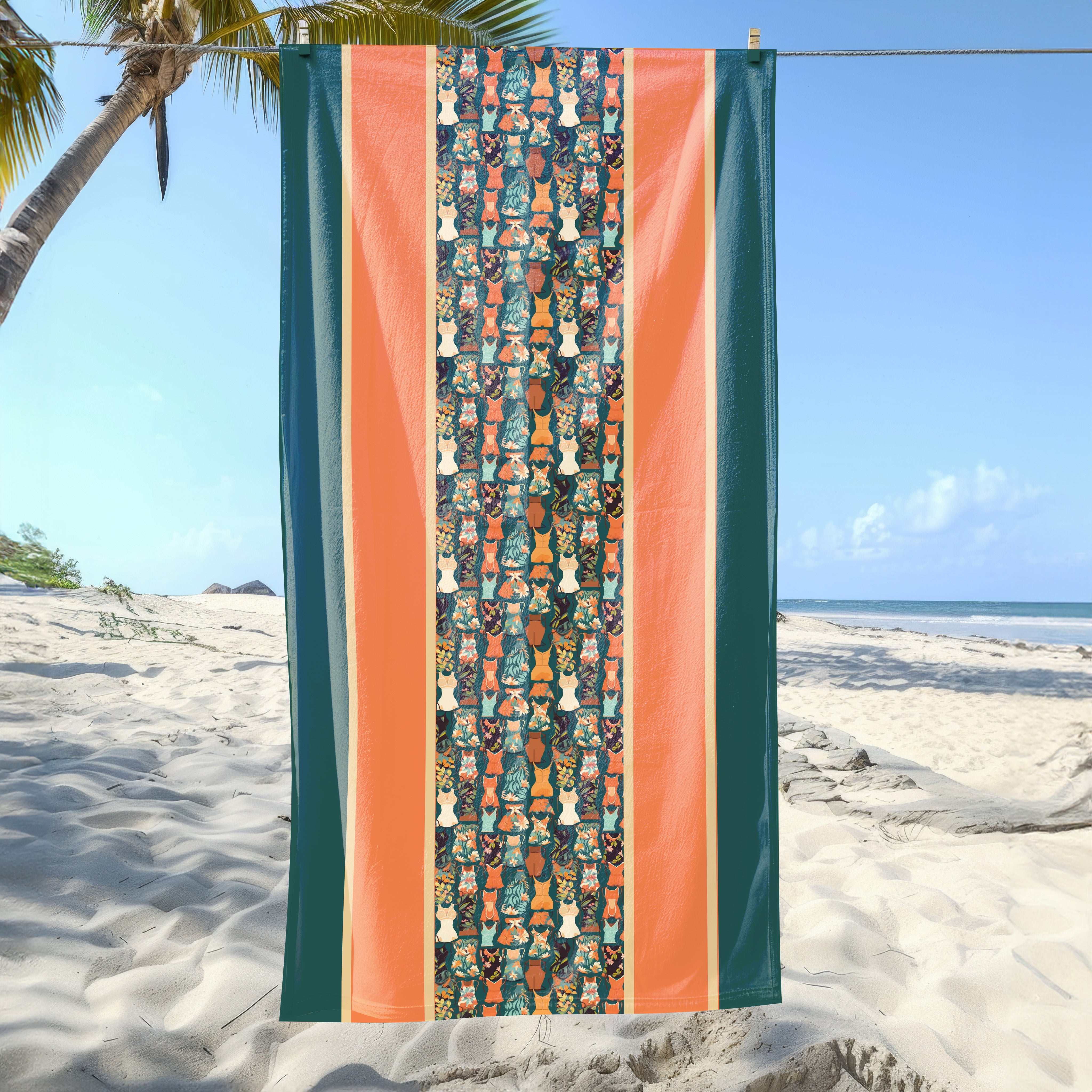 Colorful beach towel, beach towel, beach towels, pool towel, big towel, oversized beach towel, pool party towel, custom beach towel, birthday gift, striped beach towel, custom beach towel, kids beach towel