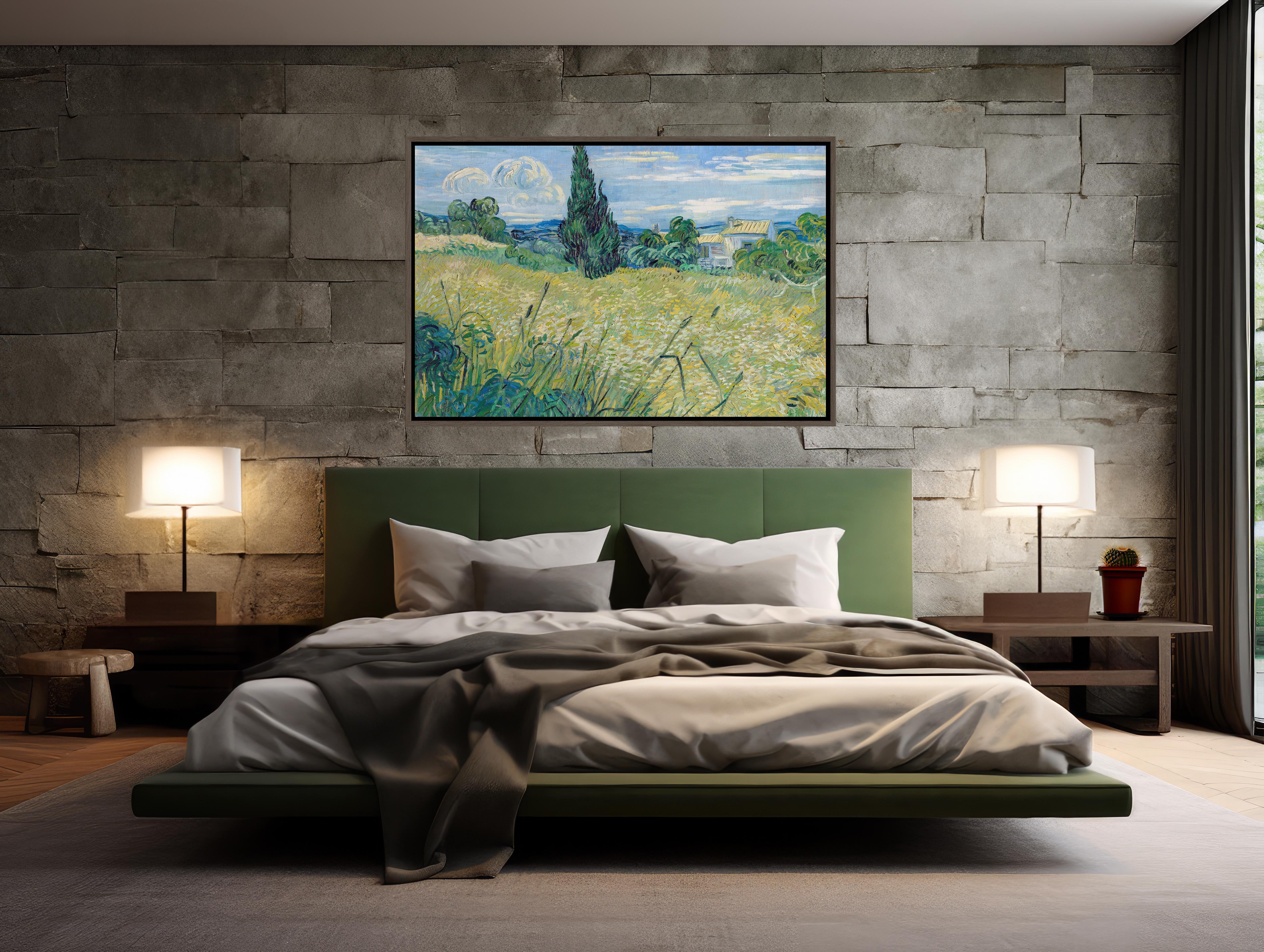  Impressionist masterpiece brought to life in a 48x32 framed canvas 