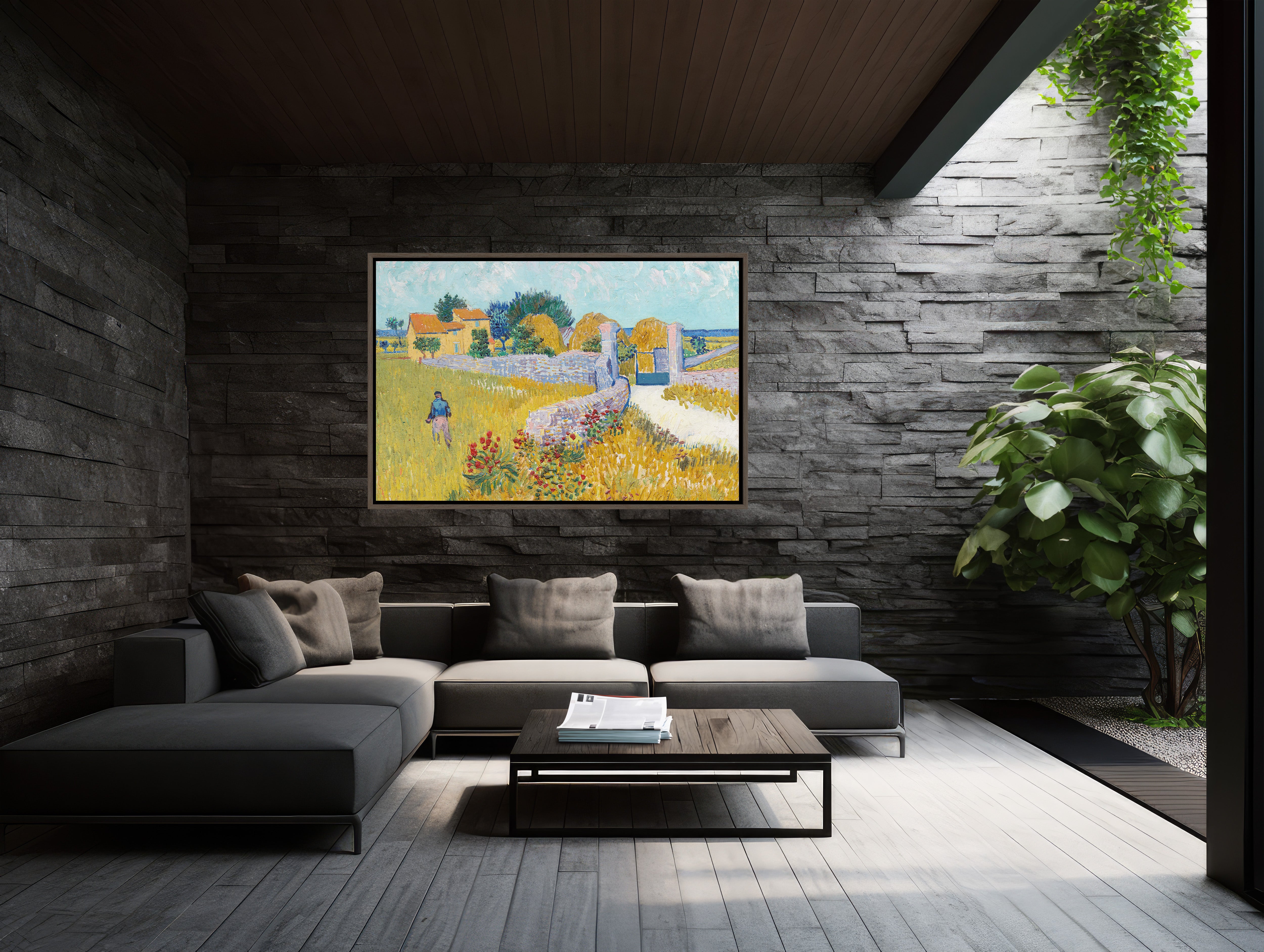  Impressive 48x32 wall art depicting a Van Gogh masterpiece