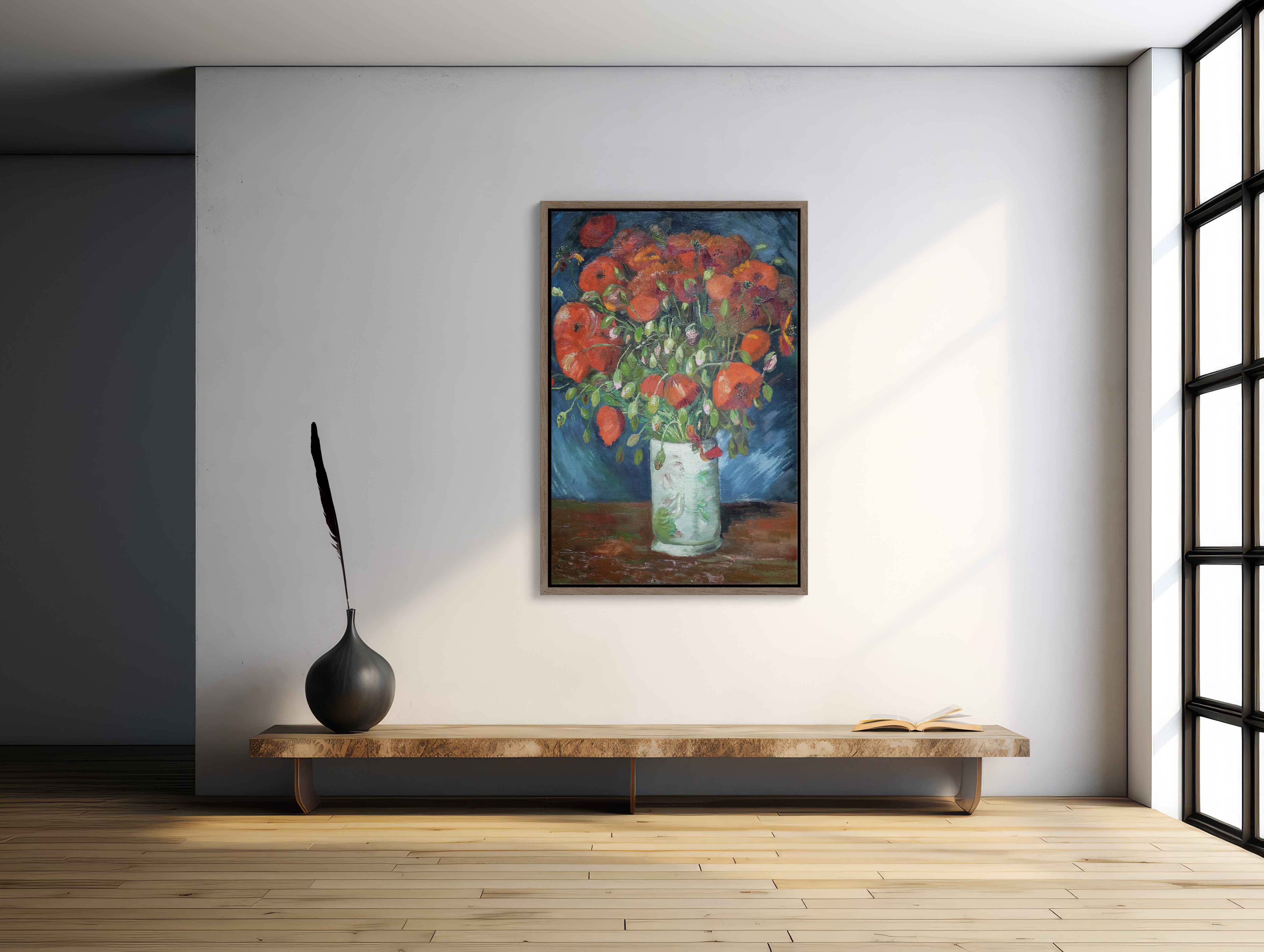  Stunning Red Poppies Masterpiece for Wall Decor 