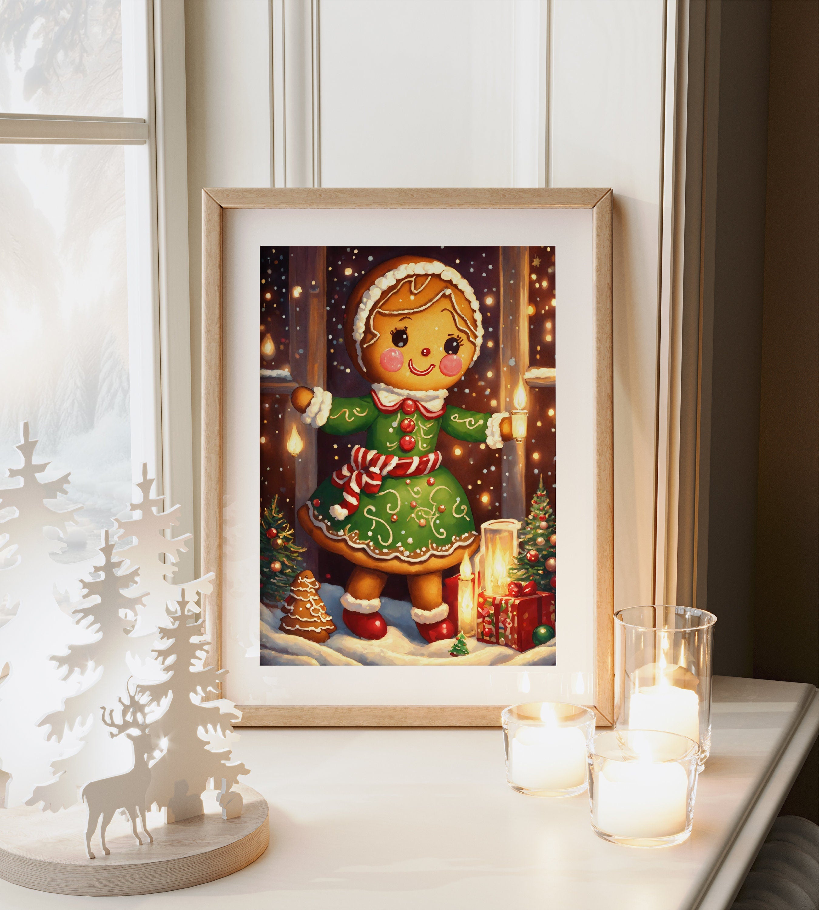 gingerbread girl print, gingerbread man,
gingerbread decor, christmas prints, downloadable art, holiday art,
holiday art prints, christmas wall decor,
digital download, farmhouse decor,
christmas decor,gingerbread girl,
gingerbread art, cottagecore