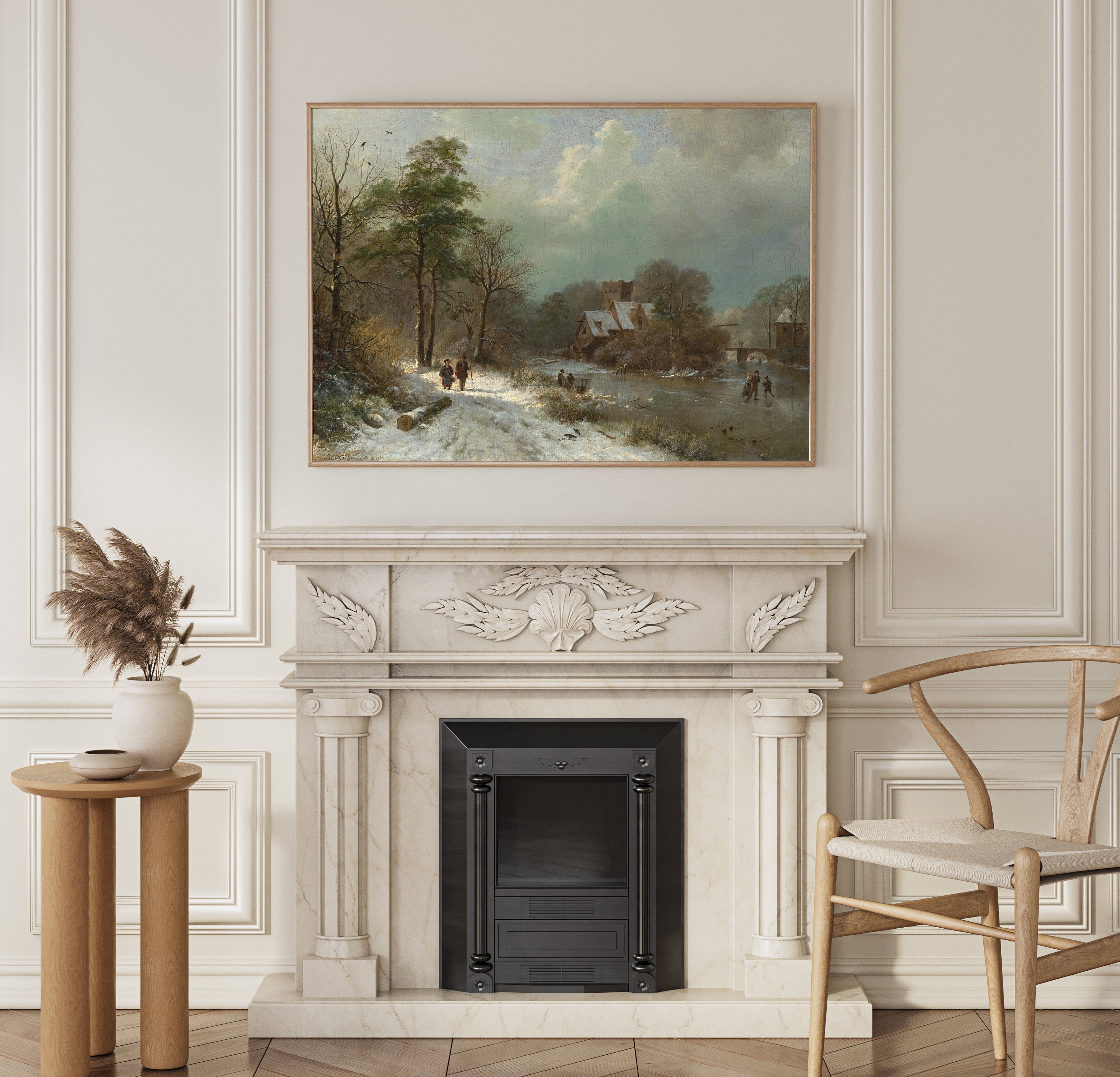 Instantly downloadable winter-themed artwork for adding a touch of nostalgia to your home decor