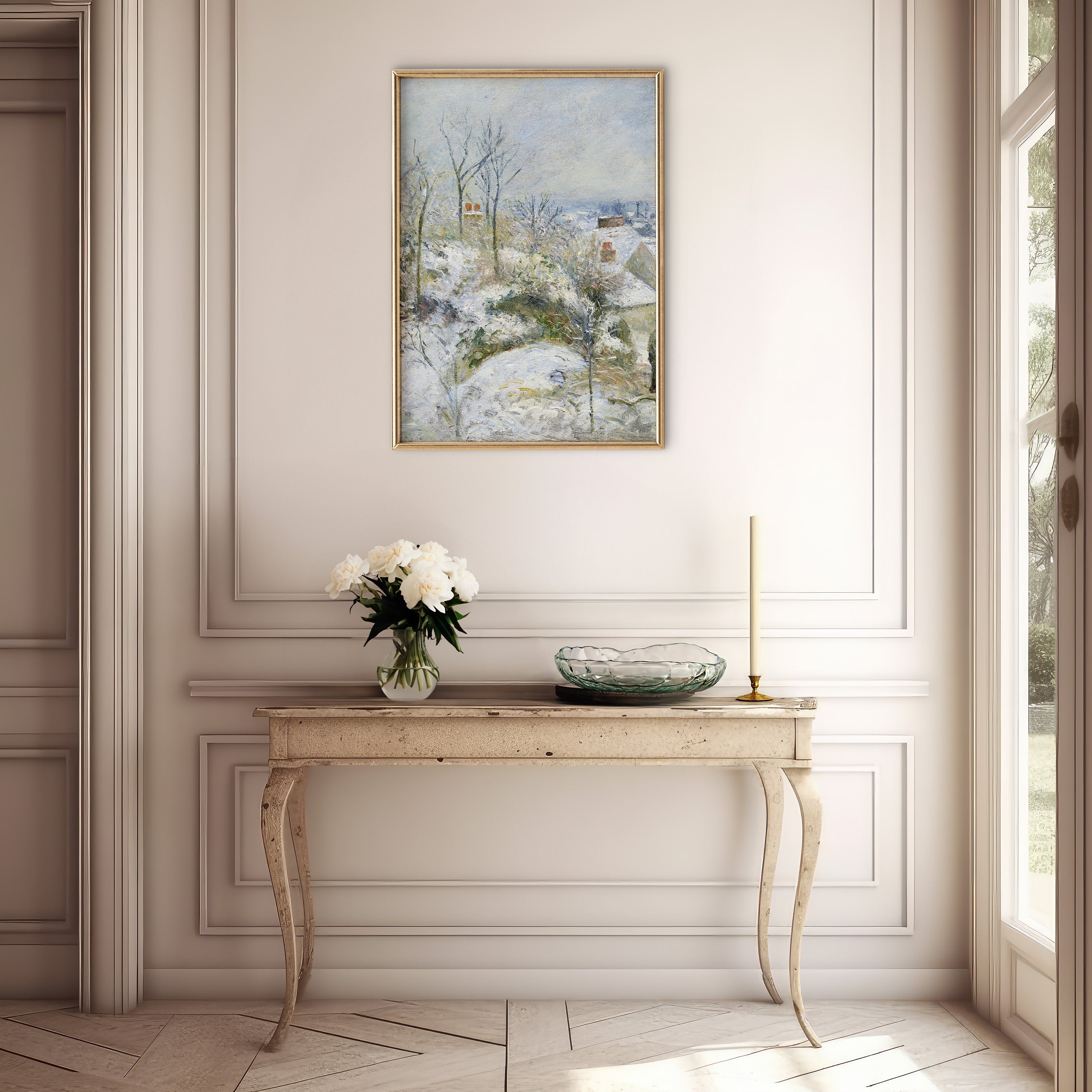  Set of 6 winter-themed gallery wall prints ideal for creating a cohesive and stylish winter decor