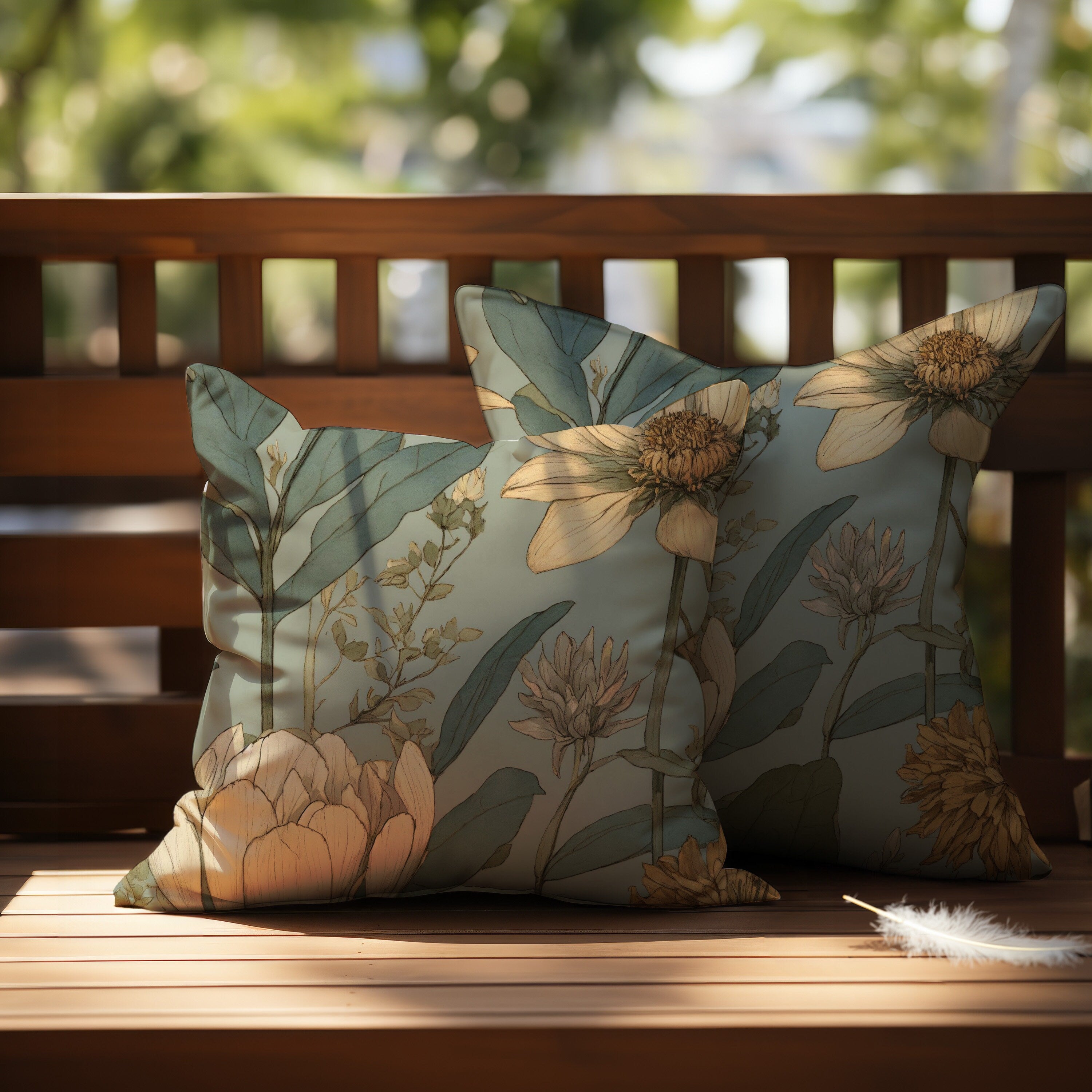 Cool throw pillow, spring throw pillow, colorful throw pillow, couch pillow, japandi pillow, japandi home decor, green throw pillow, floral throw pillow, sofa pillow, sofa throw pillow, soft colored pillow, neutral throw pillow, throw pillow sofa