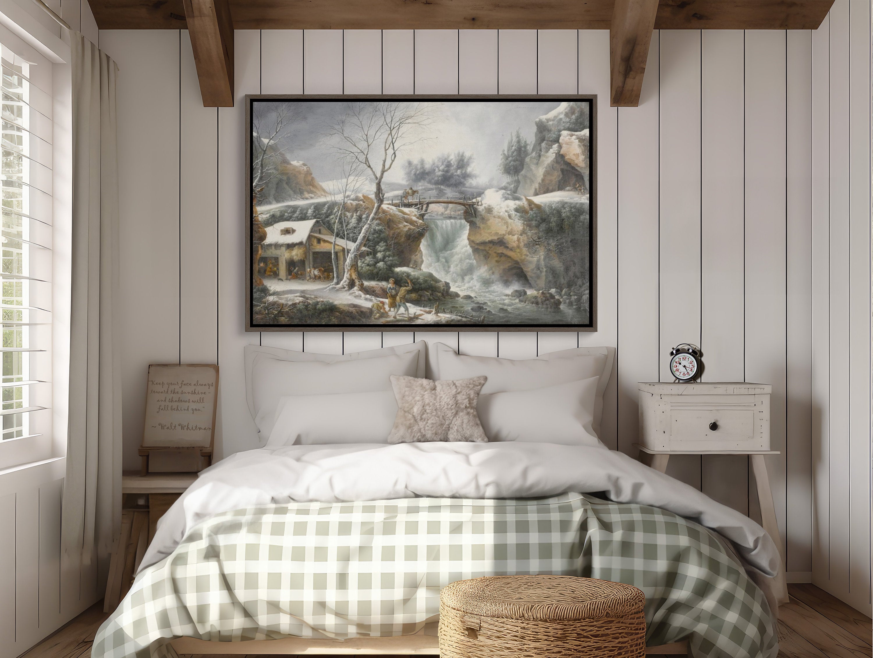 Stunning winter landscape large wall print by Francesco Foschi