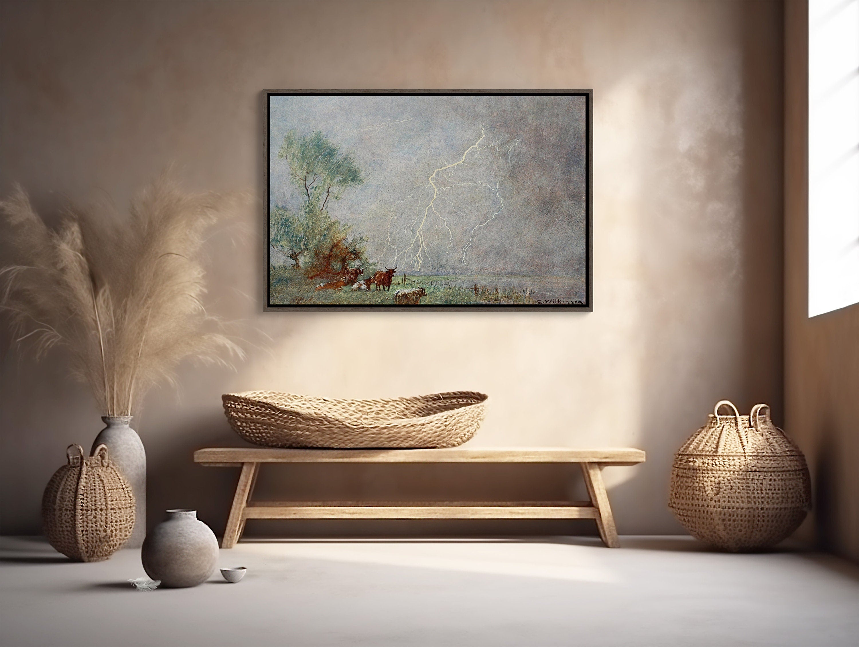 Enhance your living space with a breathtaking and visually striking large wall art