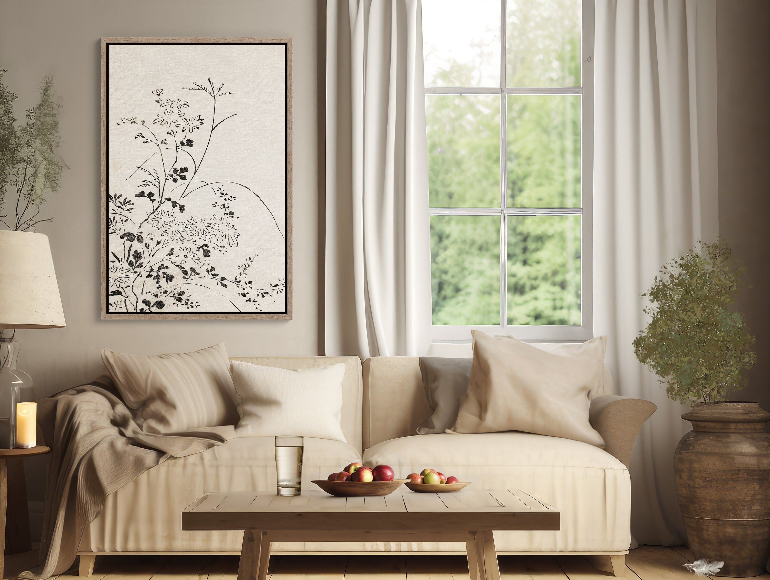 japandi, japandi art, japandi wall art, wabi sabi, japanese art, japanese wall art, neutral wall art, japanese poster, large wall art, japanese decor, nature wall art, asian wall art, wabi sabi decor