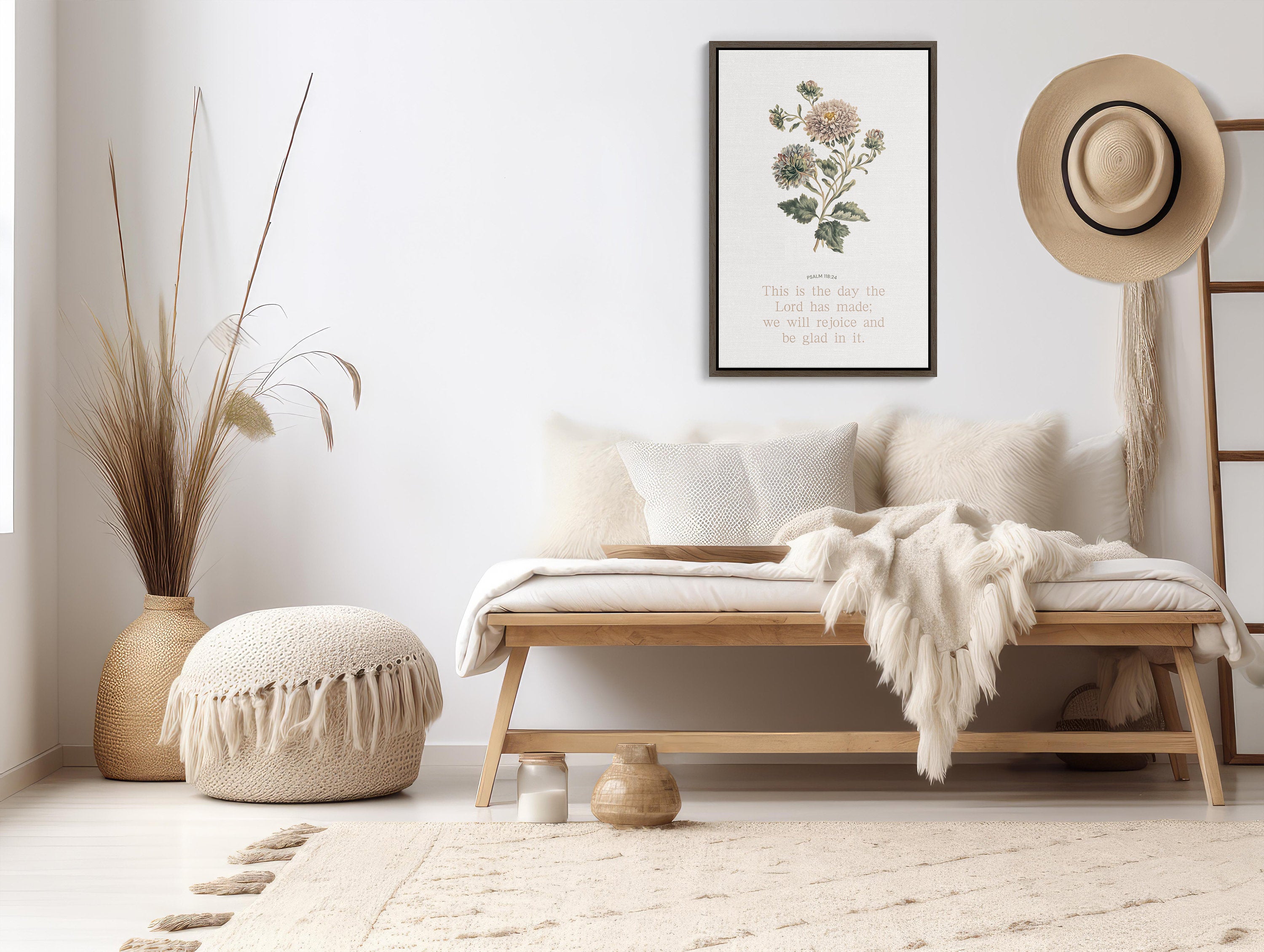  Matte fine art poster with a faith-filled message for your home 