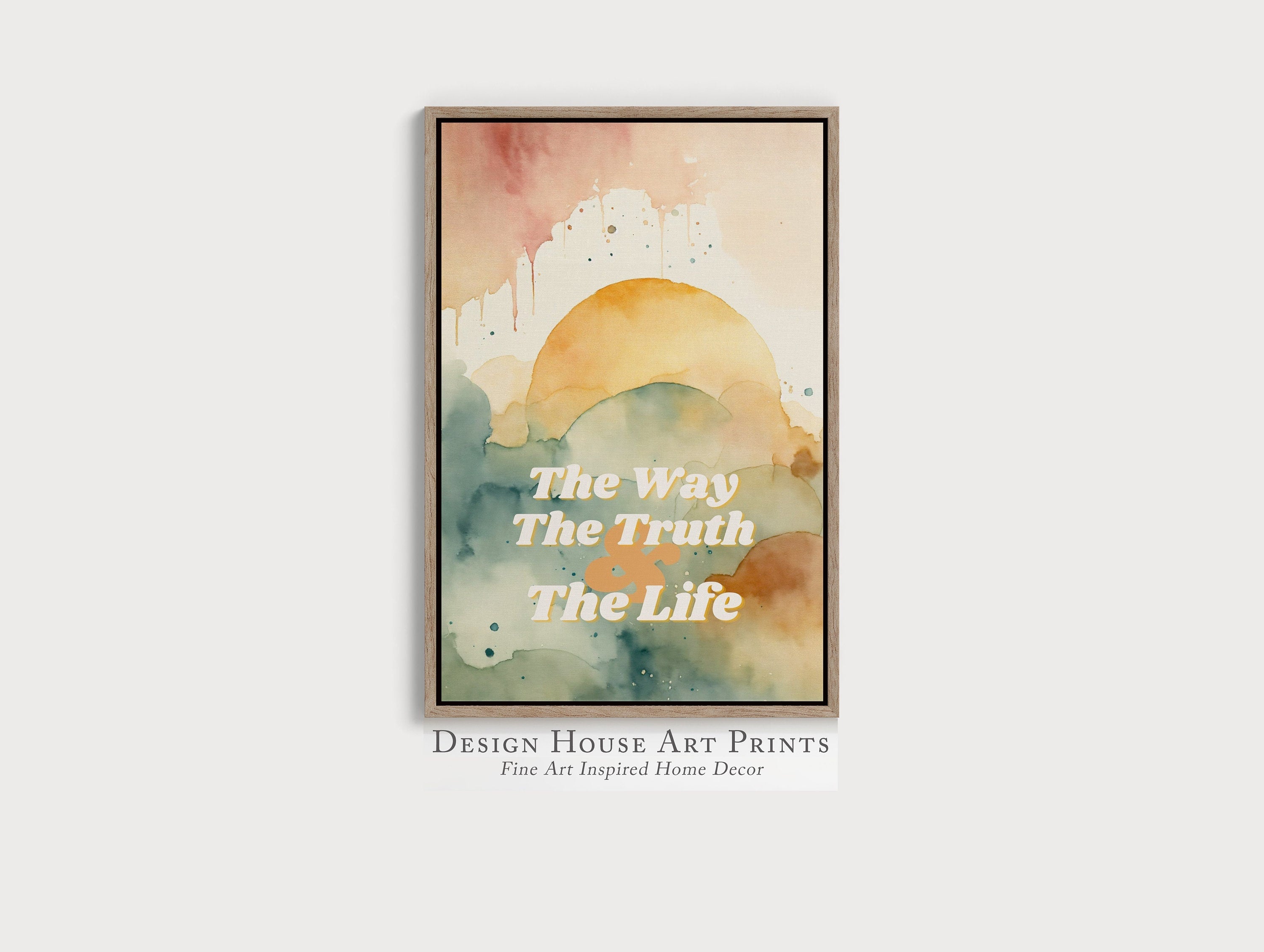 Uplift your spirit with this inspiring Christian wall art featuring a beautiful matte fine art poster and an uplifting Bible verse - the perfect decor for any space!