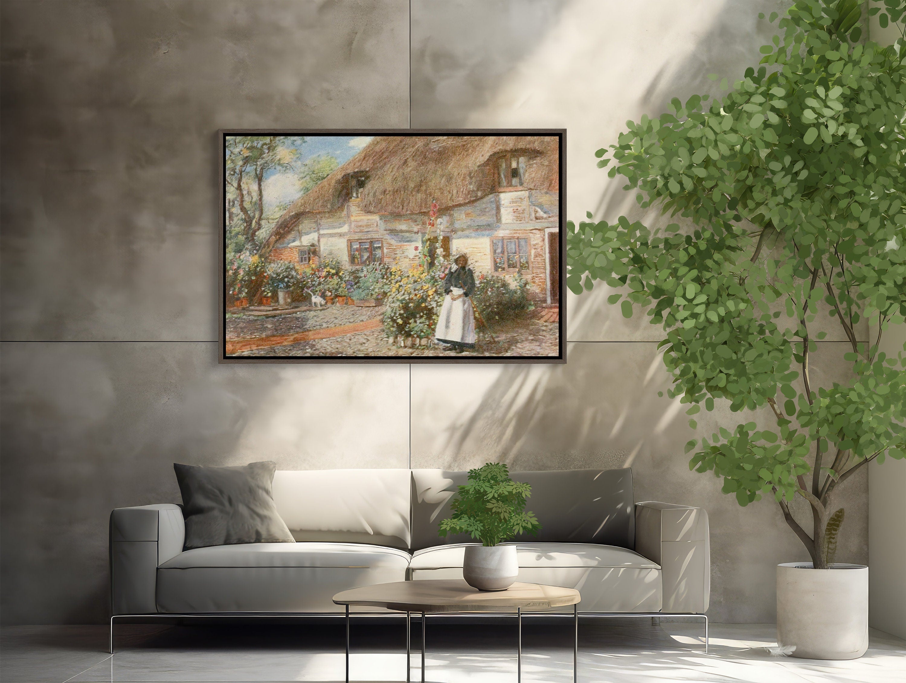  Stunning wall art depicting a peaceful forest in autumn