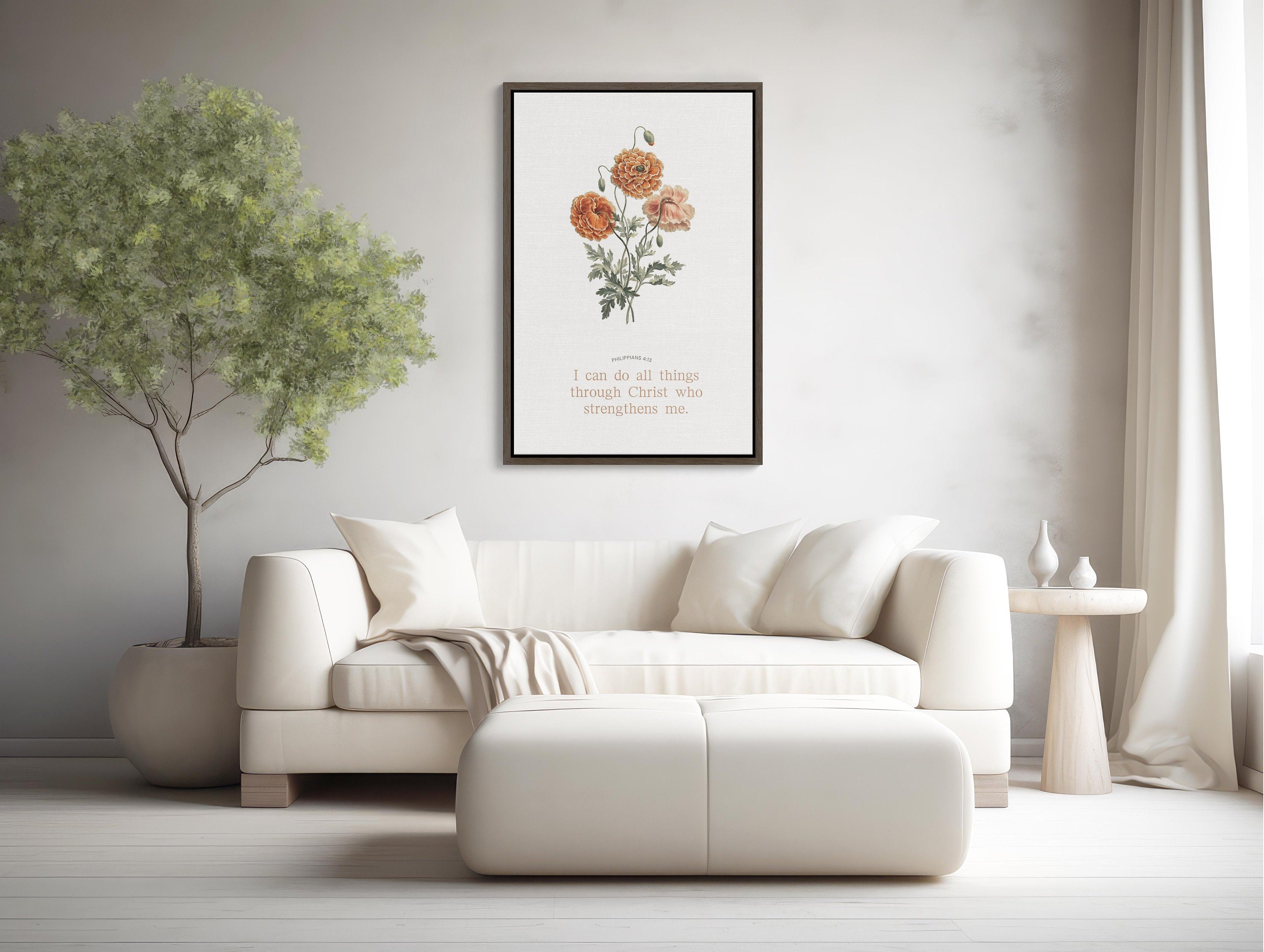 Alt text: Beautiful large Christian framed canvas wall art, perfect for adding a touch of faith and inspiration to your home decor