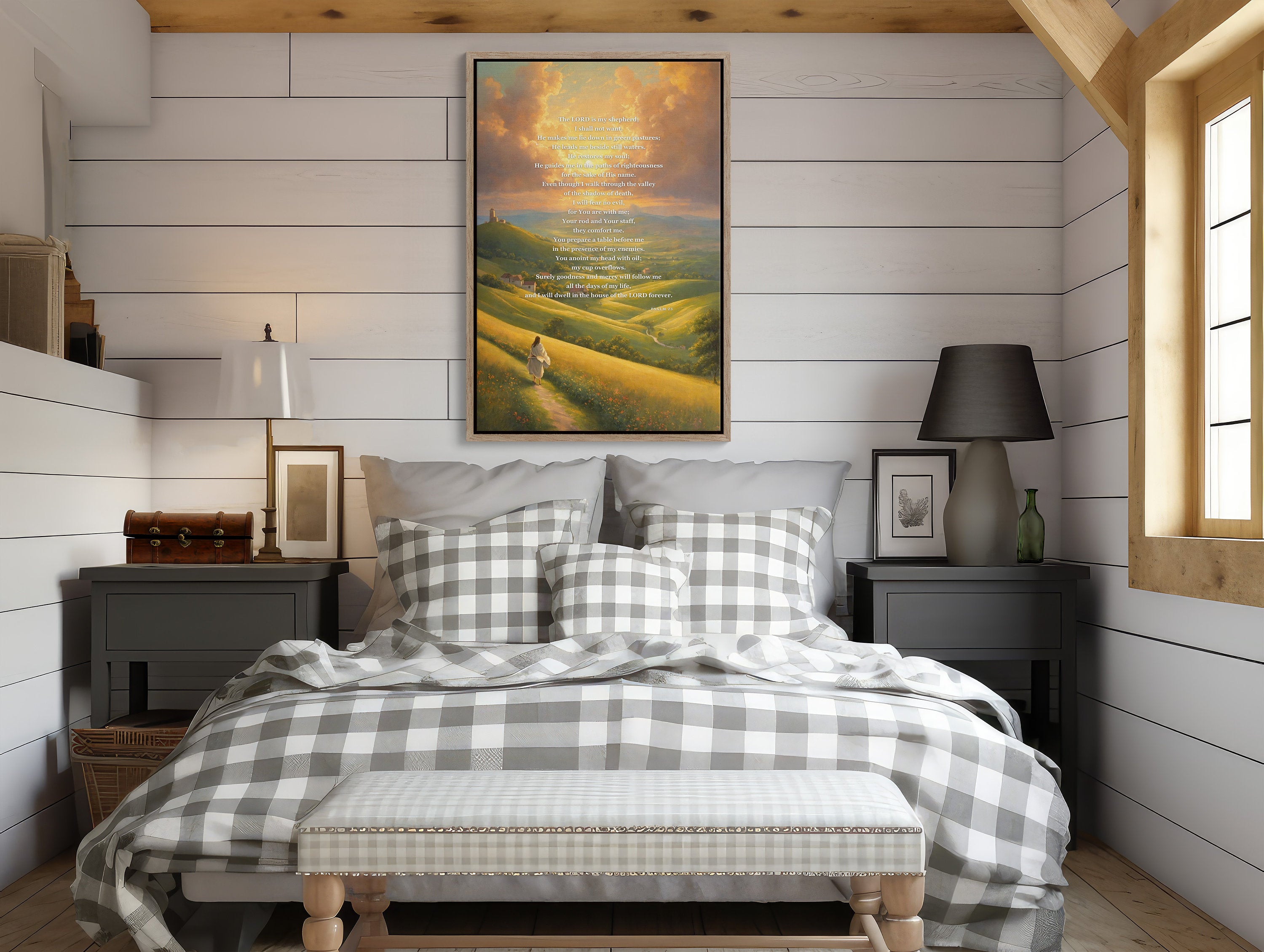  Premium framed canvas print featuring stunning Christian artwork 