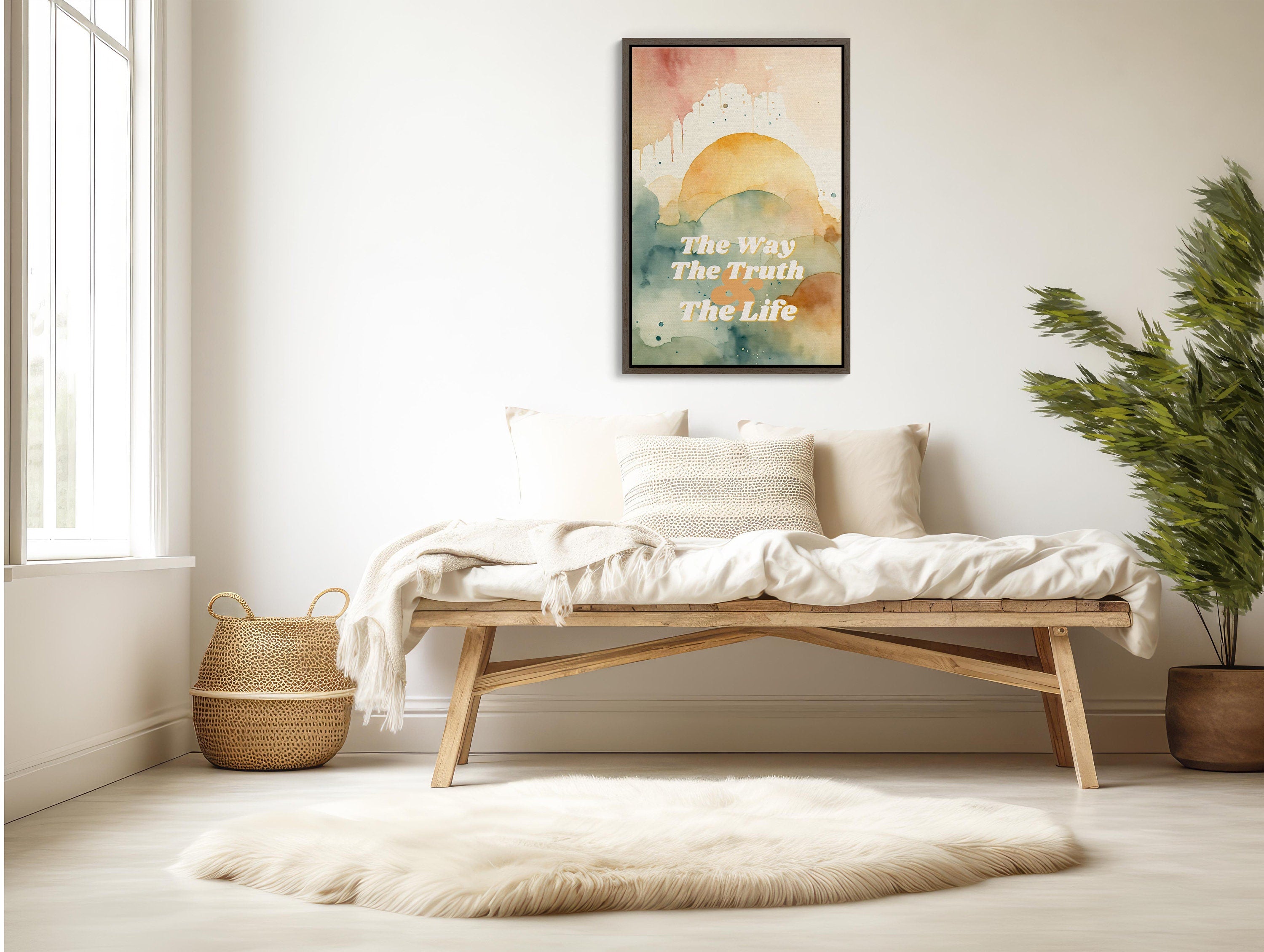 Transform your living space with a powerful Christian wall art digital download