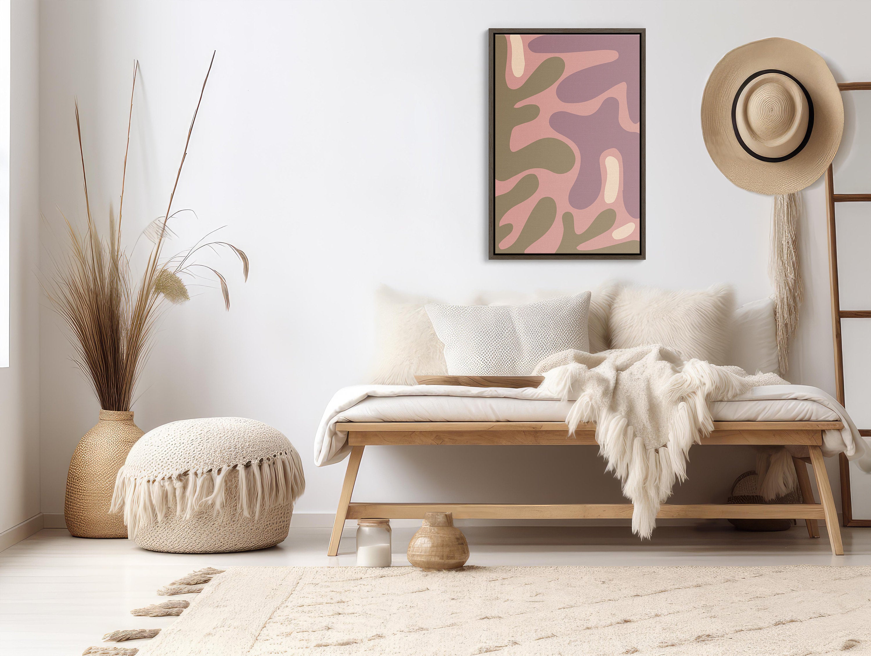 Matte Fine Art Poster with Bohemian Flair for Boho-inspired Living Spaces