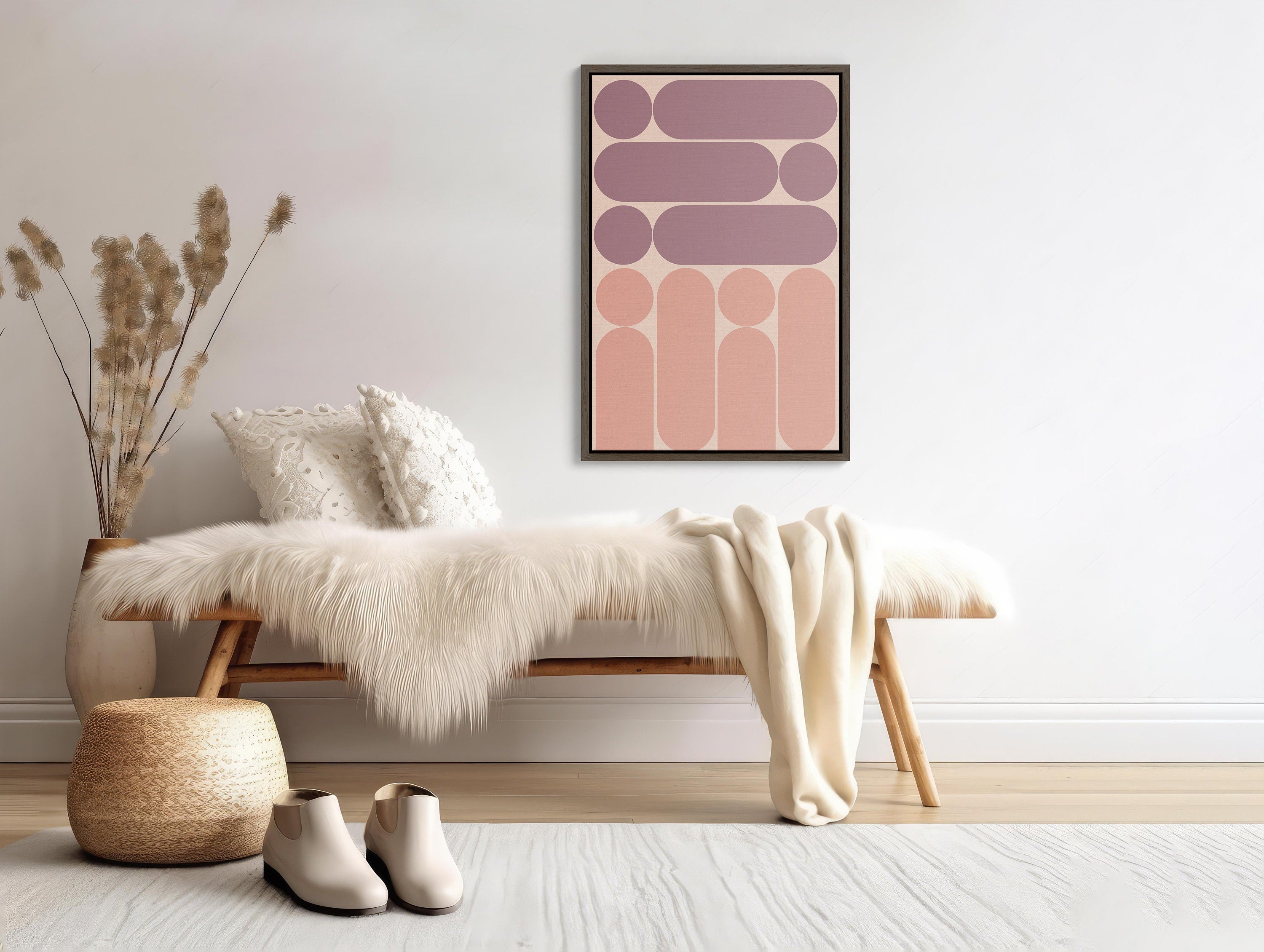  High-quality giclee print of pink wall art for stylish home decoration 