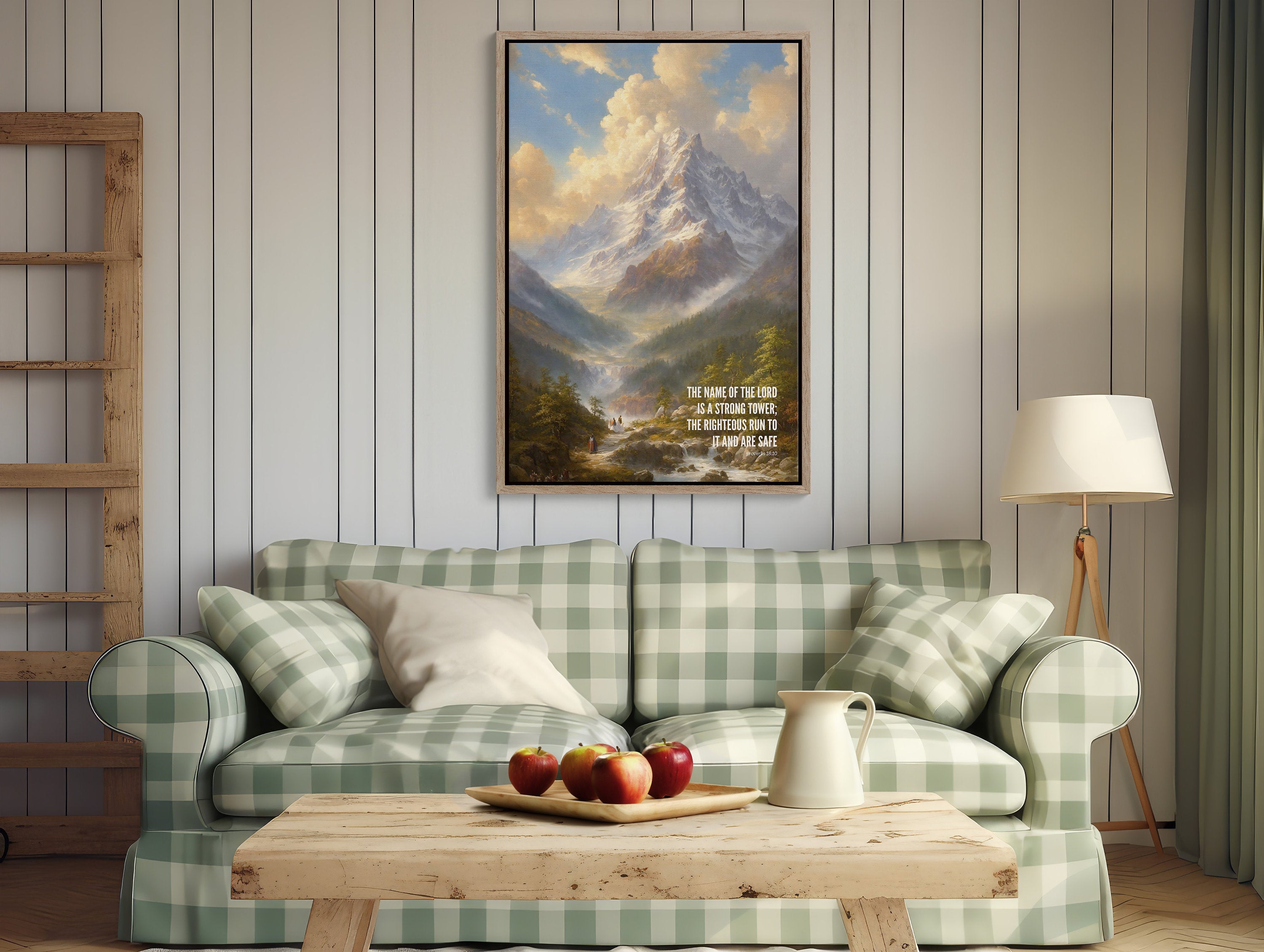 Christian Scripture Wall Art Digital Download for Home Decoration