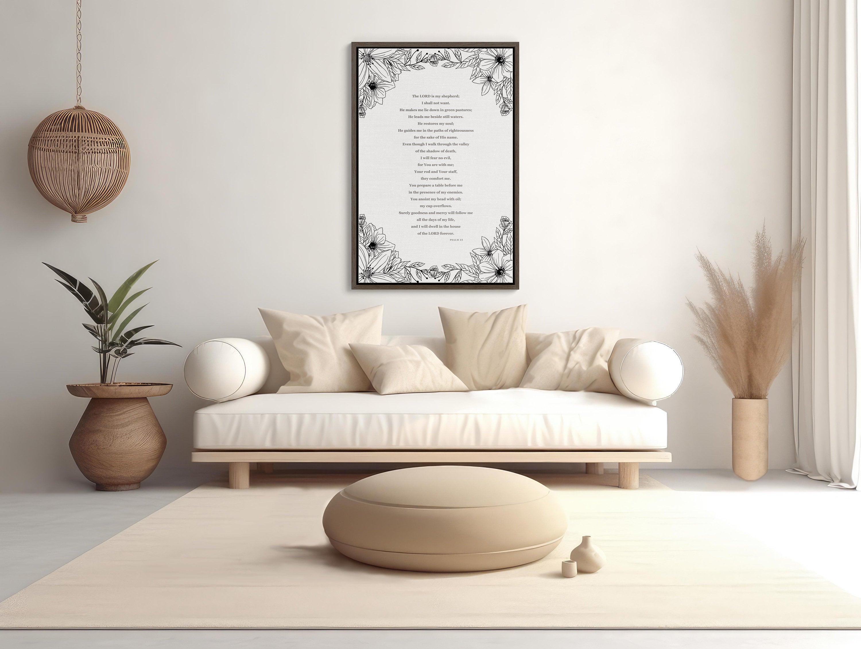  Downloadable Christian wall art with a peaceful and comforting depiction of faith