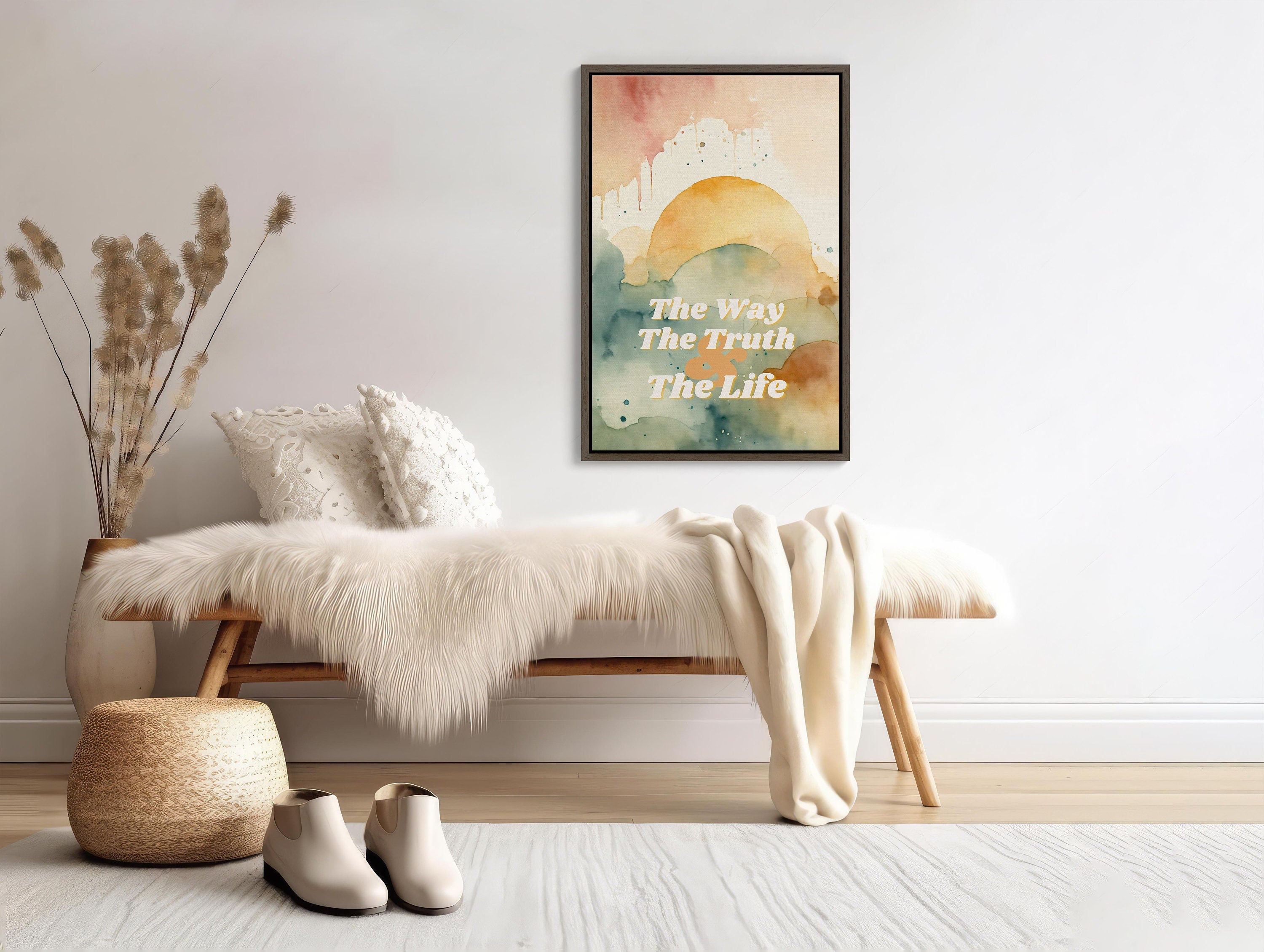 Enhance your home decor with a meaningful digital download of Christian wall art