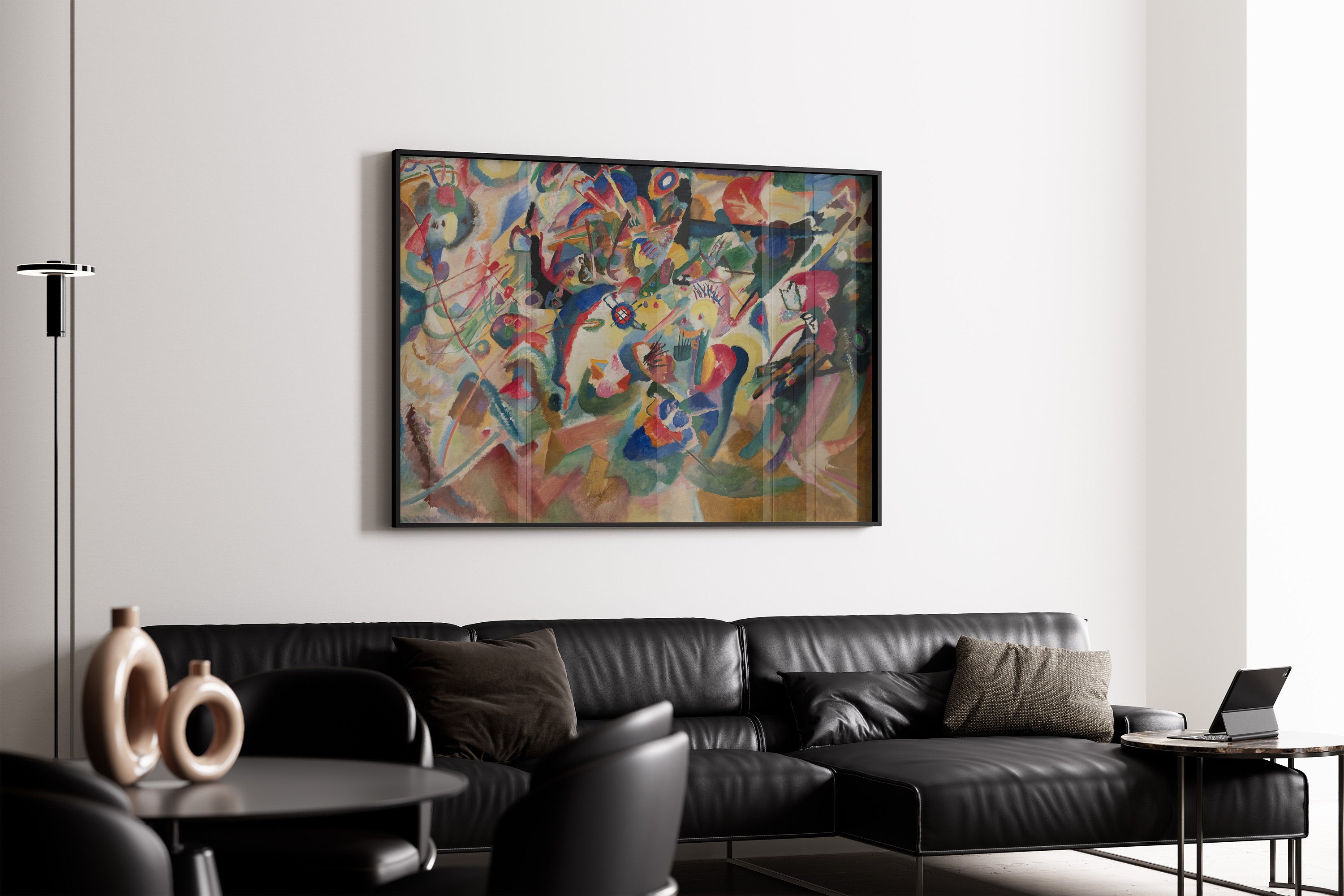 maximalist decor, maximalist wall art, abstract painting, mid century modern, abstract wall art, colorful wall art, eclectic wall art, giclee prints, cottagecore, large wall art, house warming gift, apartment decor, trendy wall art